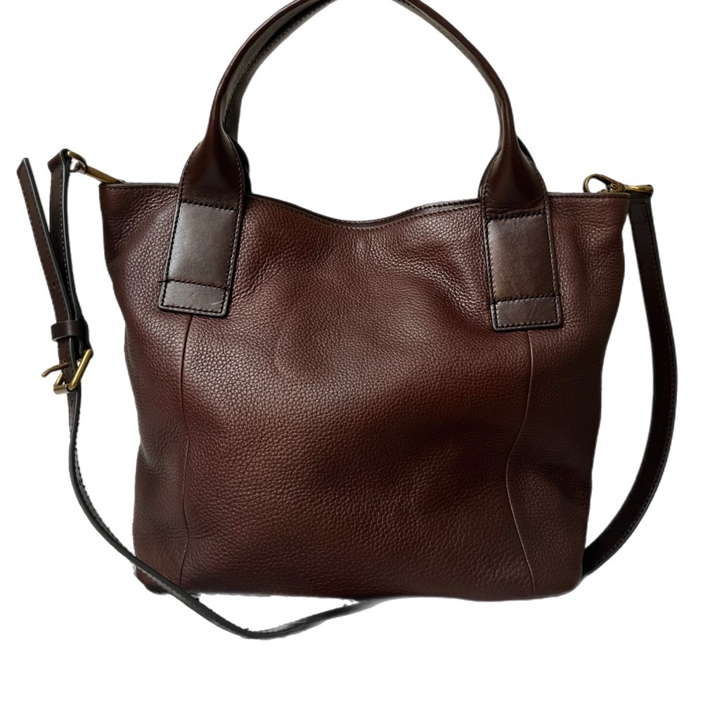 Fossil Women Emerson Satchel Dark Patchwork. NWOT - Picture 3 of 7